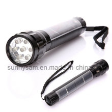 Portable LED Solar Flashlight with 7PCS Super Bright LED